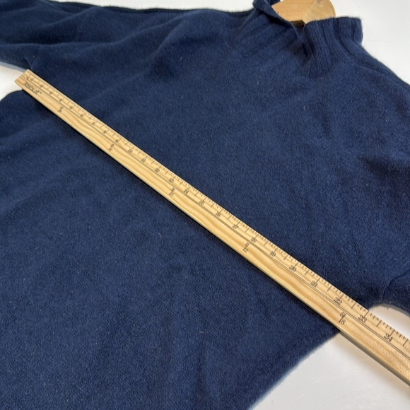 Sweaty Betty Wool/Yak Blend Navy Blue Sweat Size 12 - Picture 4 of 7